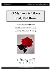 O My Luve is Like a Red, Red Rose Vocal Solo & Collections sheet music cover